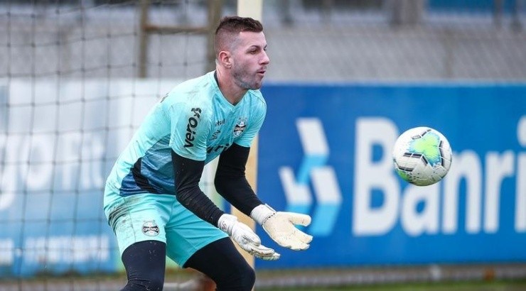 Paulo Victor não será o titular na ausência de Brenno - Foto: Lucas Uebel/Flickr Oficial do Grêmio/Divulgação.