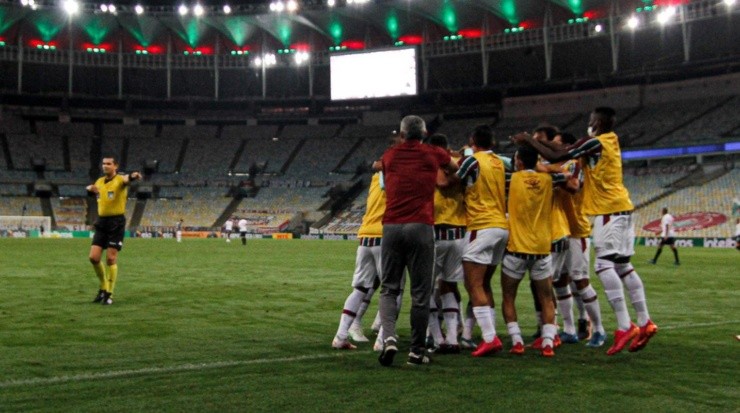 No Maracanã, Flu venceu o Red Bull Bragantino por 2x0 (FOTO: LUCAS MERÇON / FLUMINENSE F.C. / DIVULGAÇÃO)