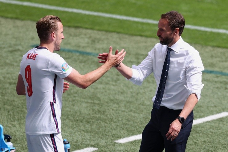 Kane e Southgate. (Foto: Getty Images)