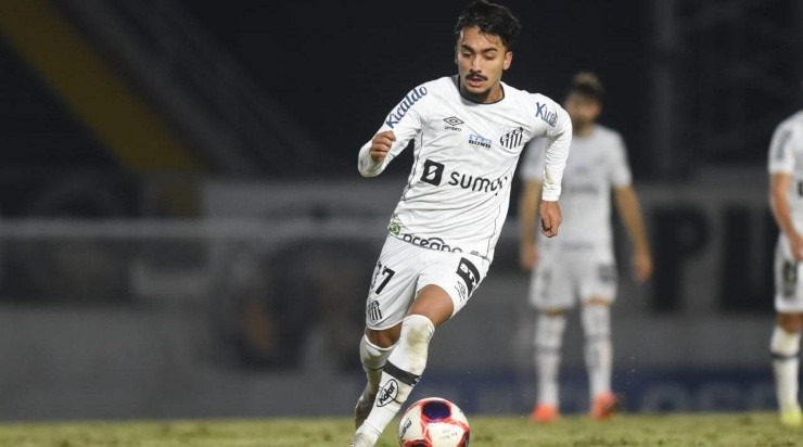 Lucas Lourenço: sem espaço (Foto: Ivan Storti/Santos FC/Divulgação)