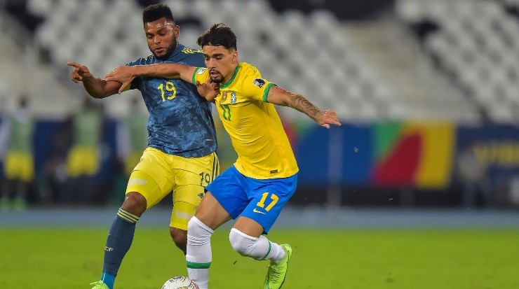 Borja enfrentou o Brasil na Copa América - Foto: Thiago Ribeiro/AGIF.