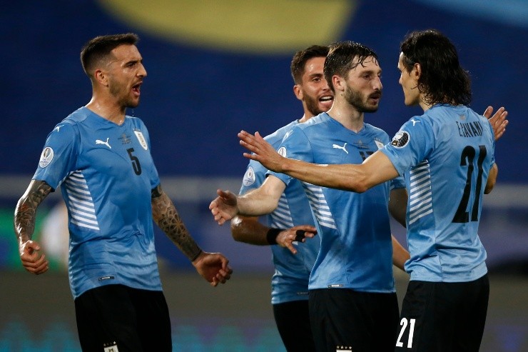 Jogadores da seleção uruguaia. (Foto: Getty Images)
