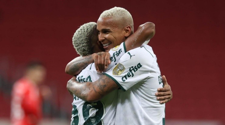 Contra o Inter, Deyverson fez um gol e participou do outro (Foto: Cesar Greco/Palmeiras/Divulgação) Contra o Inter, Deyverson fez um gol e participou do outro (Foto: Cesar Greco/Palmeiras/Divulgação)