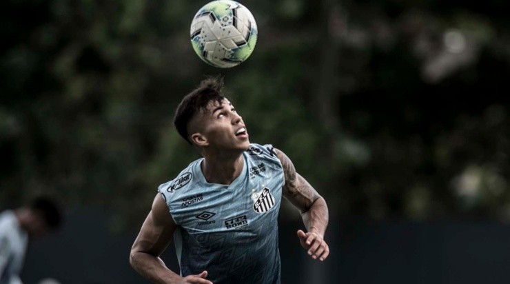 Kaio Jorge: segue fora da equipe (Foto: Ivan Storti/Santos FC/Divulgação)