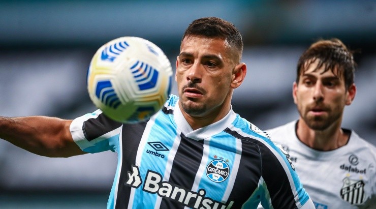 Diego Souza brilhou com a camisa do Vasco. (Foto: Lucas Uebel/Grêmio)