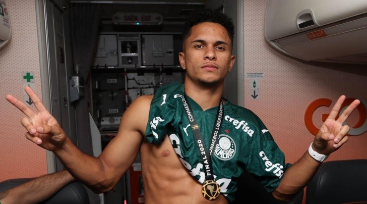 Gabriel Silva tem apenas 19 anos e já está no radar de Abel Ferreira. (Foto: Cesar Greco/Palmeiras)