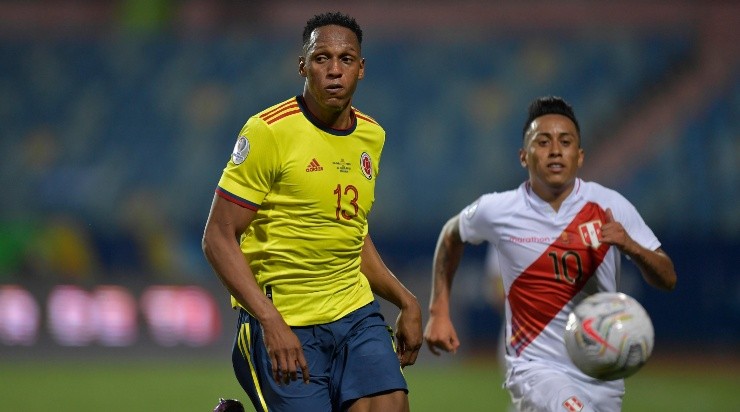 Peru e Colômbia, em campo pela Copa América (Foto: Getty Images)