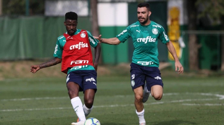 Ramires e Bruno Henrique: trabalharam com Felipão no Palmeiras (Foto: Divulgação/Palmeiras) Ramires e Bruno Henrique: trabalharam com Felipão no Palmeiras (Foto: Divulgação/Palmeiras)