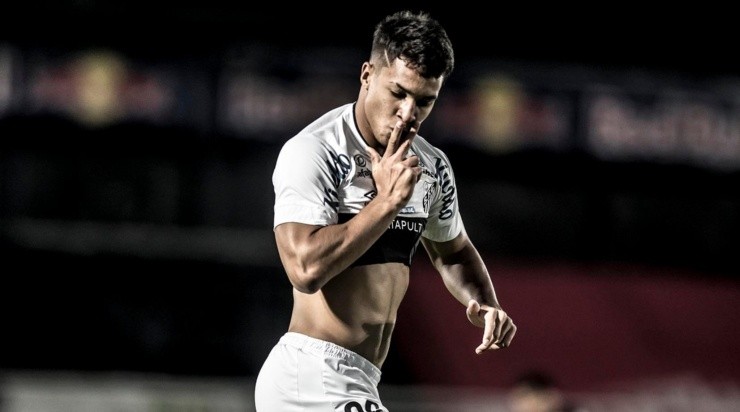 Marcos Leonardo é visto com bons olhos por Diniz. (Foto: Ivan Storti/Santos FC)