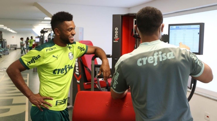 Borja se reapresentou no início desta semana. (Foto: Cesar Greco/Palmeiras)