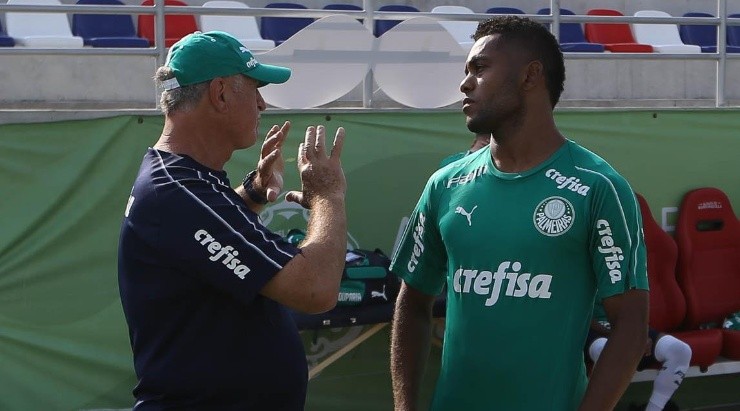 Felipão e Borja: dupla trabalhou junto no Palmeiras (Foto: Divulgação/Palmeiras)