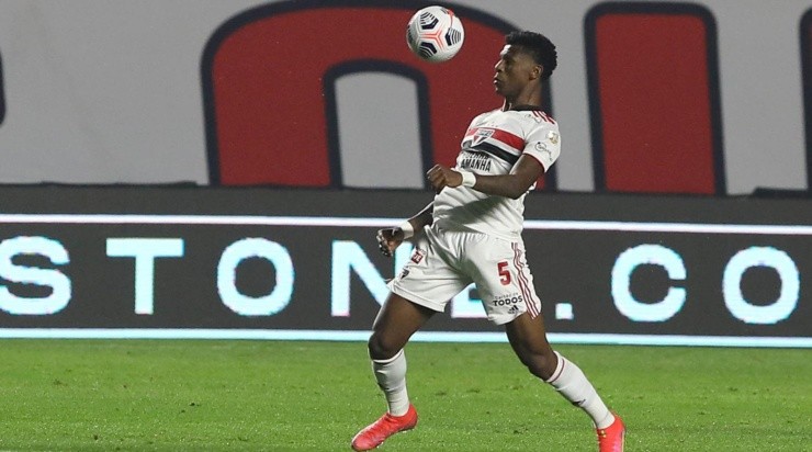 Arboleda: substituído no intervalo (Foto: Rubens Chiri / saopaulofc.net / Divulgação) Arboleda: substituído no intervalo (Foto: Rubens Chiri / saopaulofc.net / Divulgação)