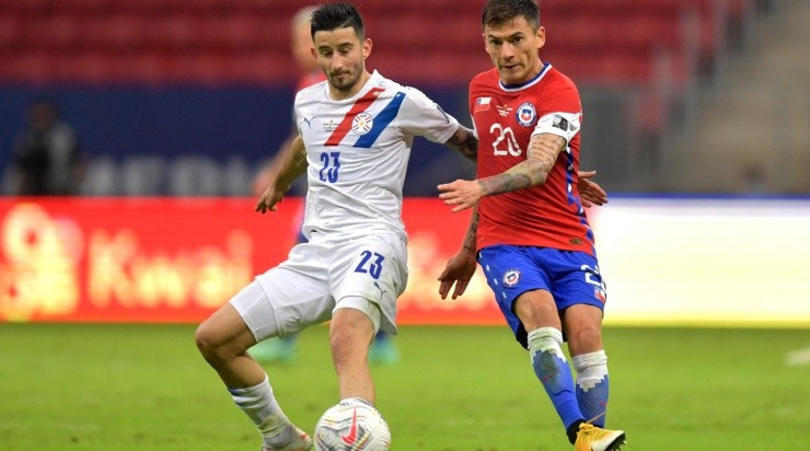 Volante defende a Seleção Paraguaia (Foto: Pedro Vilela/Getty Images Brazil) Volante defende a Seleção Paraguaia (Foto: Pedro Vilela/Getty Images Brazil)