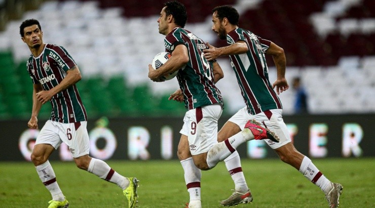 Gol de Fred, de pênalti, decretou o empate com os equatorianos (FOTO: LUCAS MERÇON / FLUMINENSE F.C. / DIVULGAÇÃO) Gol de Fred, de pênalti, decretou o empate com os equatorianos (FOTO: LUCAS MERÇON / FLUMINENSE F.C. / DIVULGAÇÃO)