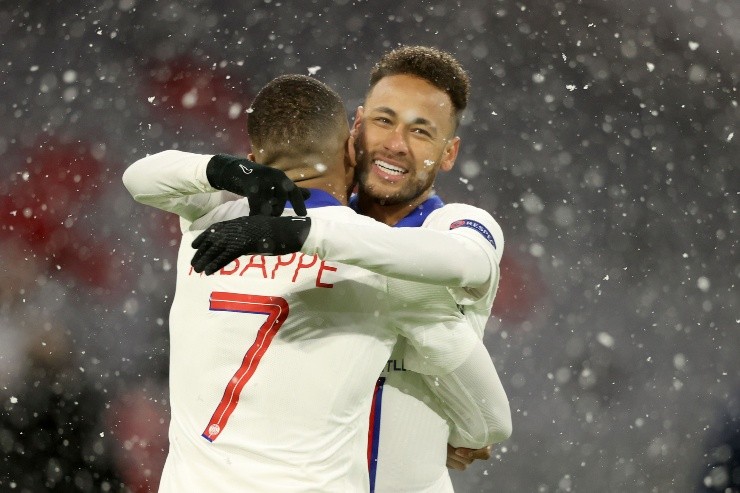 Mbappé e Neymar. (Foto: Alexander Hassenstein/Getty Images)