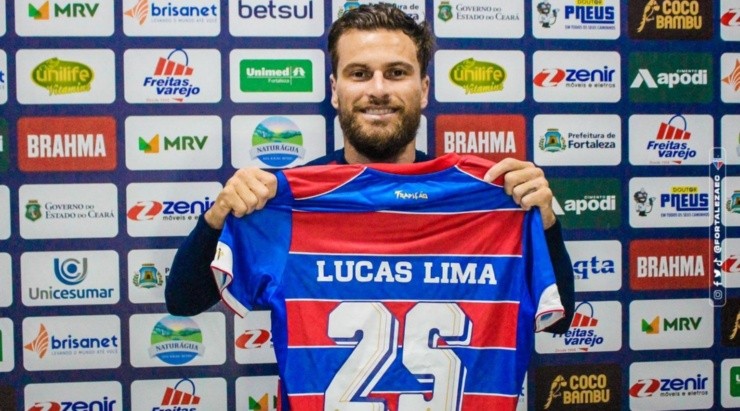 Lucas Lima: apresentado e já regularizado no BID (FOTO: KARIM GEORGES/FORTALEZA EC/DIVULGAÇÃO) Lucas Lima: apresentado e já regularizado no BID (FOTO: KARIM GEORGES/FORTALEZA EC/DIVULGAÇÃO)