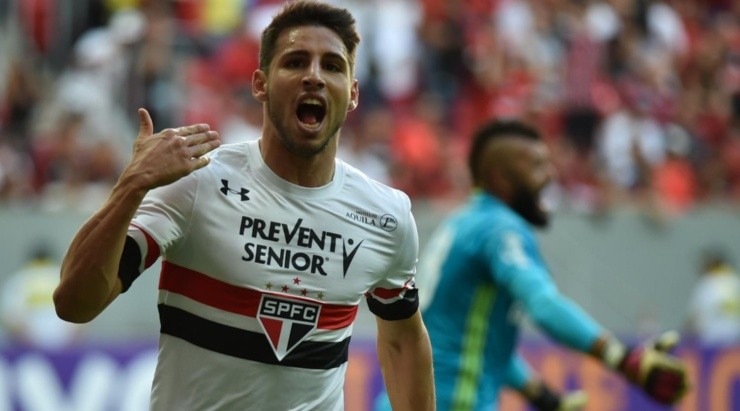 Em 2016. argentino marcou 16 gols em 31 jogos pelo Tricolor (Foto: Andre Borges/AGIF)