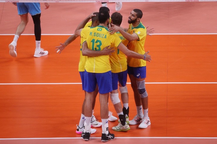 Seleção brasileira de vôlei. (Foto: Getty Images)