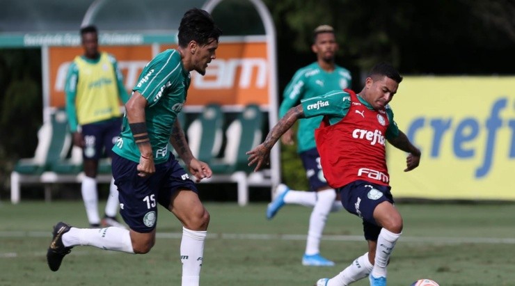 Gómez e o Dudu foram os mais votados entre os torcedores. Foto: César Greco/ Palmeiras