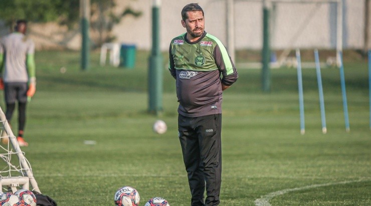 Morínigo: realiza grande campanha com o Coxa na Série B (Foto: Divulgação/Coritiba)