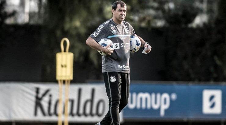 Carille: terá reforços para o Brasileirão (Foto: Ivan Storti/Santos FC/Divulgação)