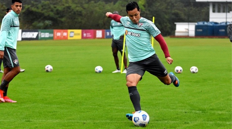 Marlon: pedido pela torcida (FOTO: MAILSON SANTANA/FLUMINENSE FC/DIVULGAÇÃO)