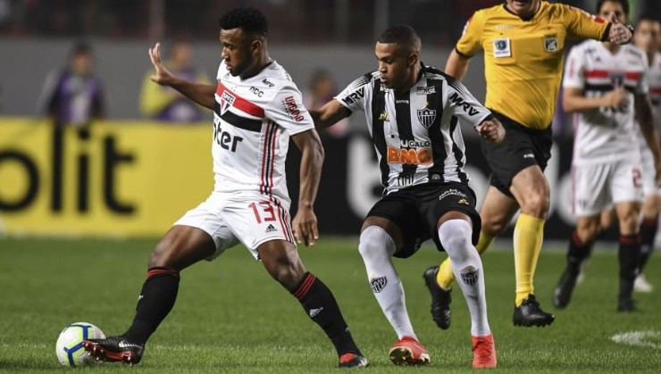 São Paulo x Atlético em 2019. Foto: Getty Images