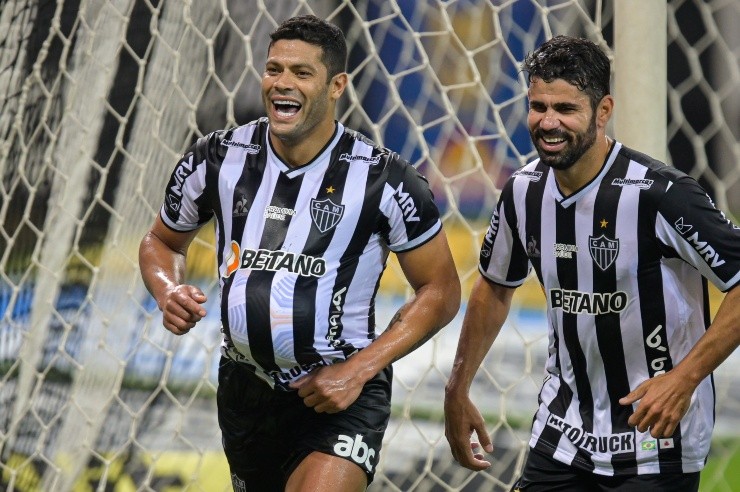 Hulk e Diego Costa. (Foto: Getty Images)
