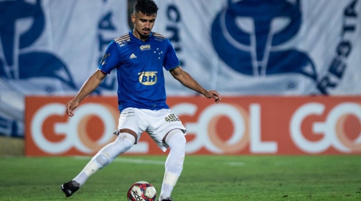 O zagueiro chegou a abrir o placar no duelo em Campinas (Foto: Bruno Haddad/Cruzeiro/Divulgação)