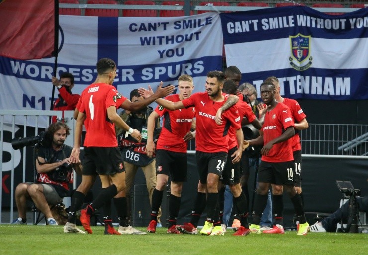 Jogadores do Rennes. (Foto: Getty Images)