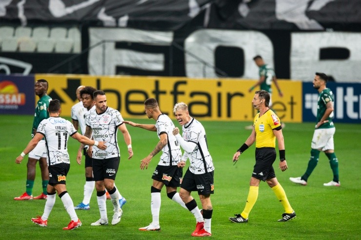 Corinthians x Palmeiras pelo Brasileirão. (Foto: Getty Images)