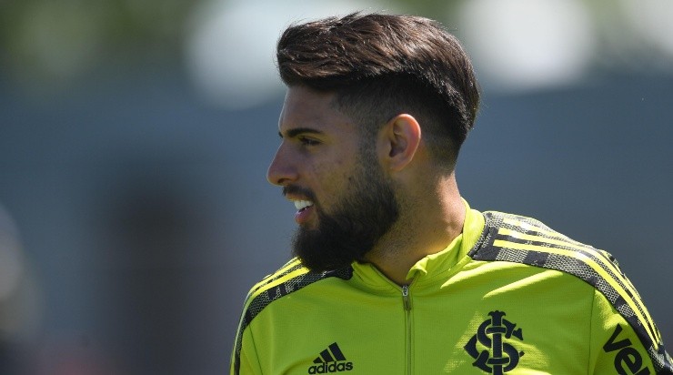 Foto: Ricardo Duarte/Internacional/Divulgação - Yuri Alberto: pode retornar no clássico Gre-Nal