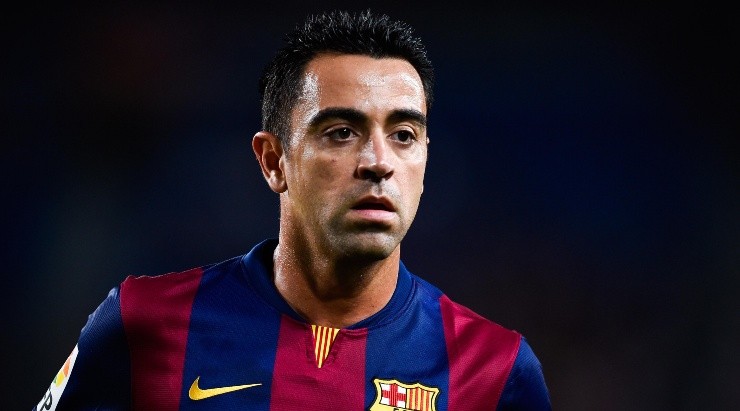 Xavi Hernández, em campo pelo Barcelona (Foto: Getty Images)