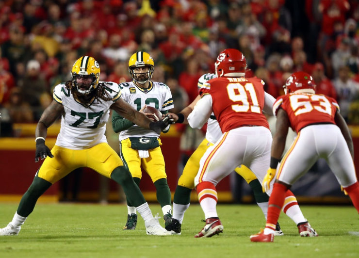 Green Bay x Kansas City na temporada anterior. (Foto: Getty Images)