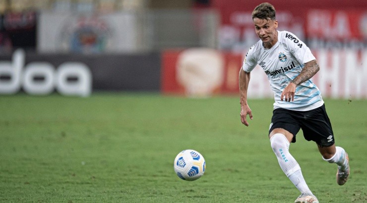 Foto: Jorge Rodrigues/AGIF - Atacante vem sendo titular com Mancini no Grêmio.