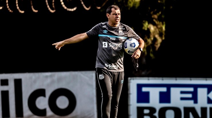 Carille perderá Velazquez por alguns jogos. Foto: Ivan Storti/ Santos