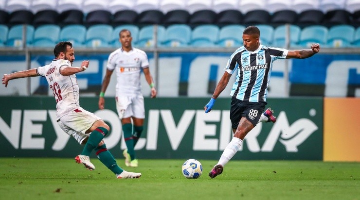 Foto: Lucas Uebel/Grêmio/Divulgação - Jean Pyerre: entrou nos minutos finais contra o Fluminense