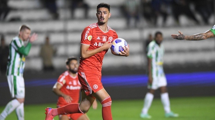 Foto: Ricardo Duarte/Inter/Divulgação - Matheus Cadorini: jovem marcou o gol de honra do Colorado