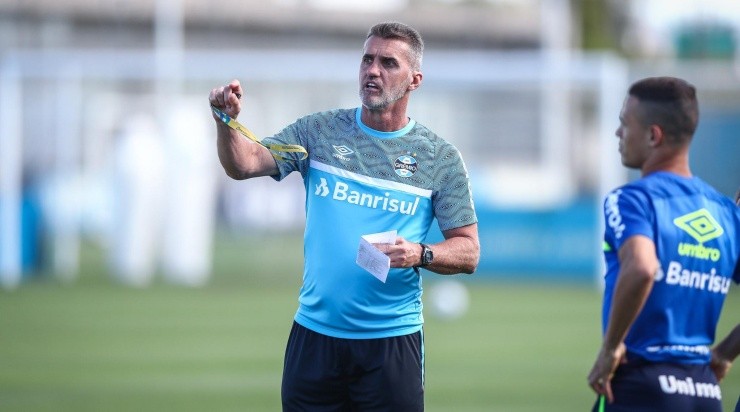 Foto: Lucas Uebel/Grêmio/Divulgação - Mancini: irá mexer no time titular do Grêmio Foto: Lucas Uebel/Grêmio/Divulgação - Mancini: irá mexer no time titular do Grêmio