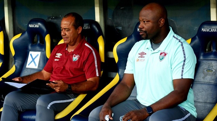 FOTO: MAILSON SANTANA/FLUMINENSE FC/DIVUGALÇÃO - Marcão: o treinador explicou a origem do tumulto