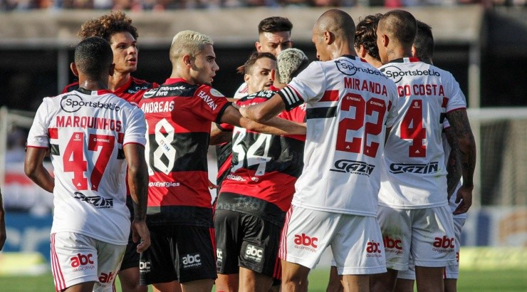 Foto: Guilherme Drovas/AGIF - São Paulo foi dominado pelo adversário.