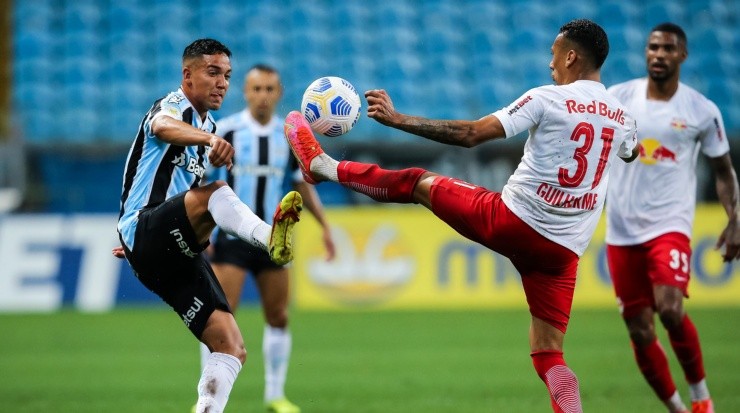 Foto: Pedro H. Tesch/AGIF - Mancini explicou a opção pelo atacante. Foto: Pedro H. Tesch/AGIF - Mancini explicou a opção pelo atacante.