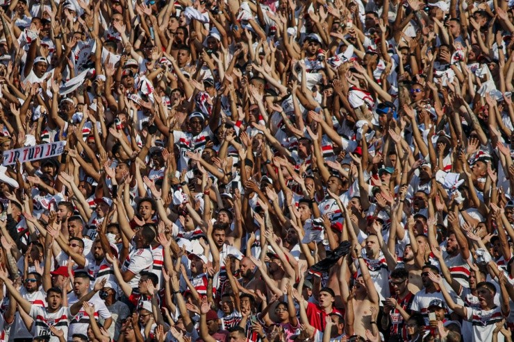 Guilherme Drovas/AGIF - Torcida são-paulina no Estádio do Morumbi