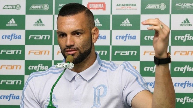 Weverton afirmou a Fifa que se pudesse, sacaria Gabigol da grande decisão contra o Palmeiras. Foto: César Greco/ Palmeiras