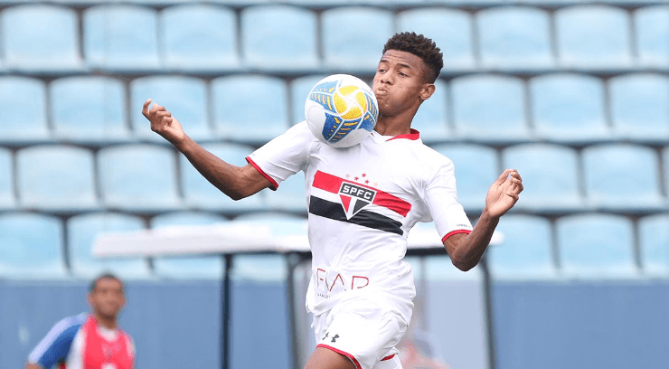David Neres em ação pelo São Paulo (Foto: saopaulofc.net)