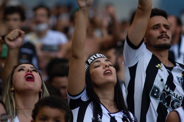Fernando Moreno/AGIF - Torcida do Galo no Mineirão