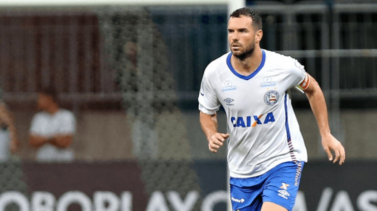 Lucas Fonseca foi capitão do Bahia (Foto: Felipe Oliveira/EC Bahia)