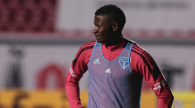 Foto: Ettore Chiereguini/AGIF - Orejuela é reserva no São Paulo.