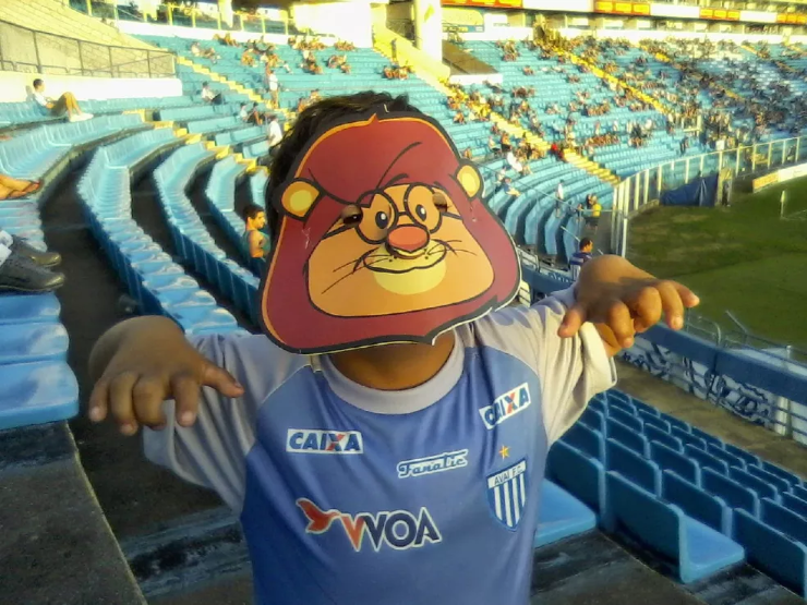 Foto: Arquivo pessoal - Luan sempre frequentou a Ressacada.