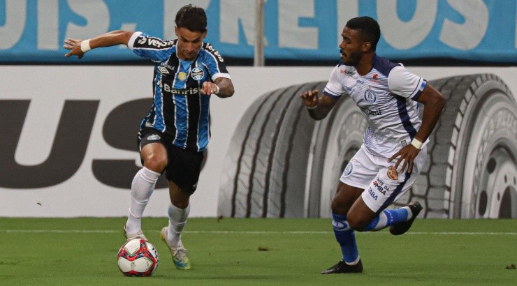 Foto: Maxi Franzoi/AGIF - Atacante desperta o interesse do São Paulo. Foto: Maxi Franzoi/AGIF - Atacante desperta o interesse do São Paulo.